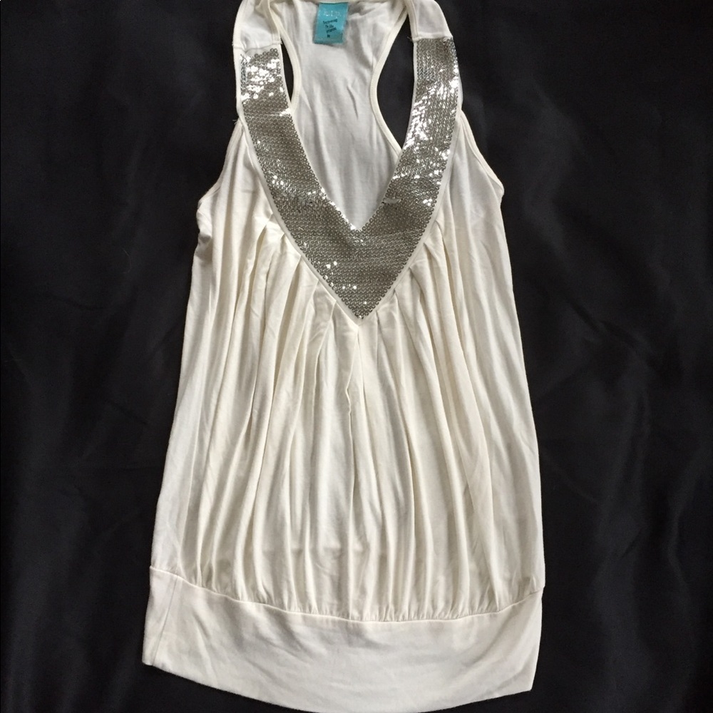 Tank top with sequin detail - Picture 3 of 8